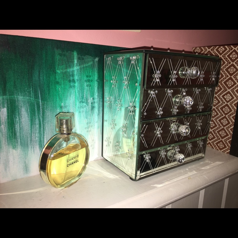Glass Jewelry Box